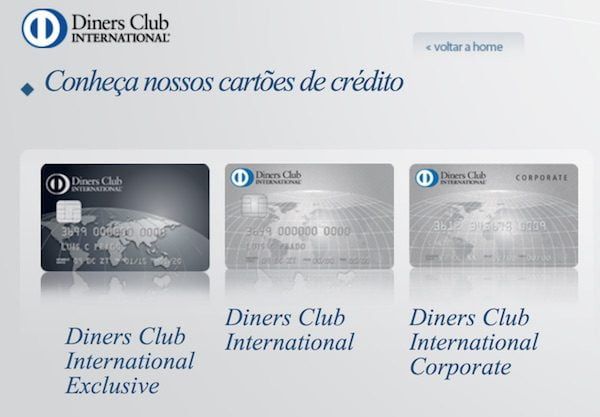 Conheça os Cartões de Crédito da Diners Club