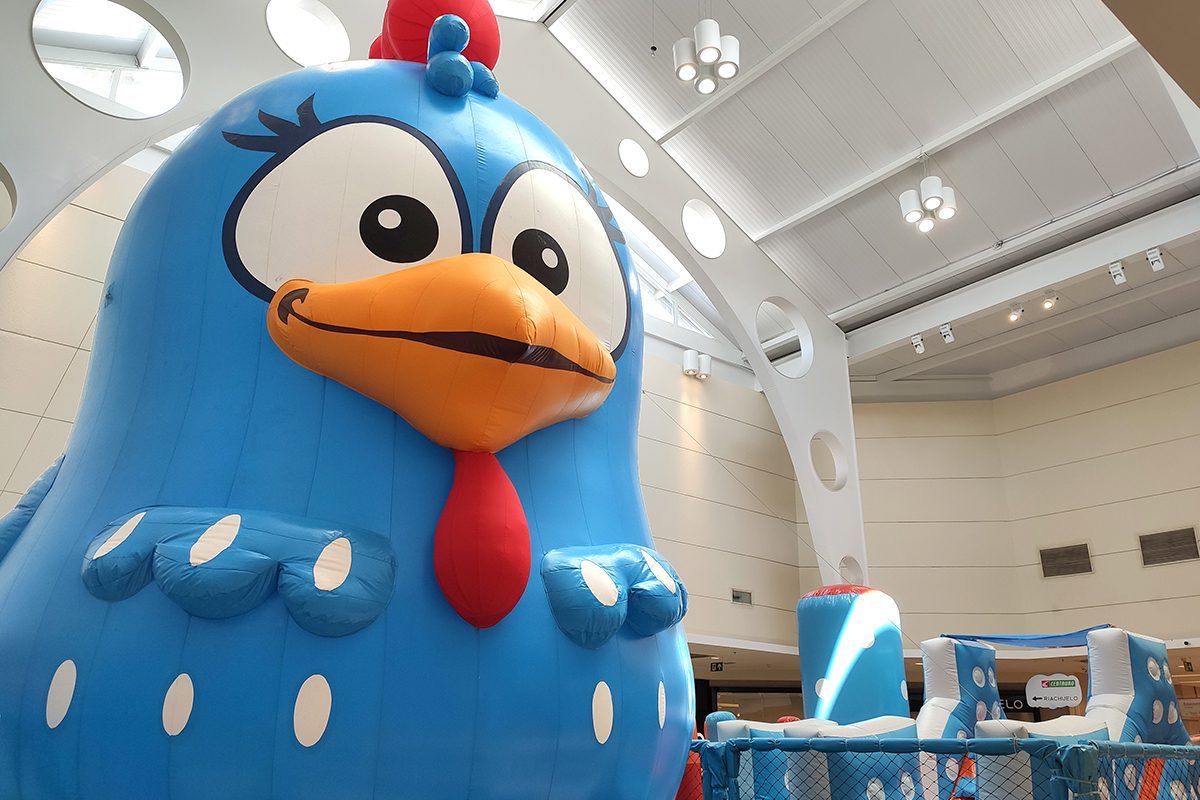 Circuito de brincadeiras da Galinha Pintadinha é atração no Shopping Jardins em Aracaju