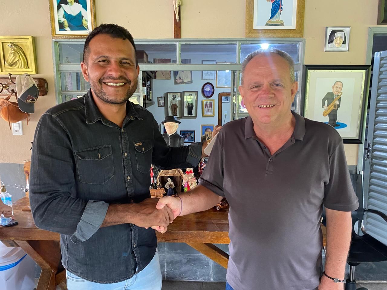 Jal Construções visita o ex-governador Belivaldo Chagas