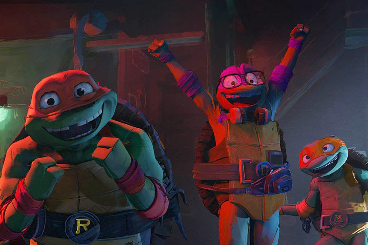 Imagem do filme de animação Tartarugas Ninjas: Caos Mutantes em cartaz nos cinemas