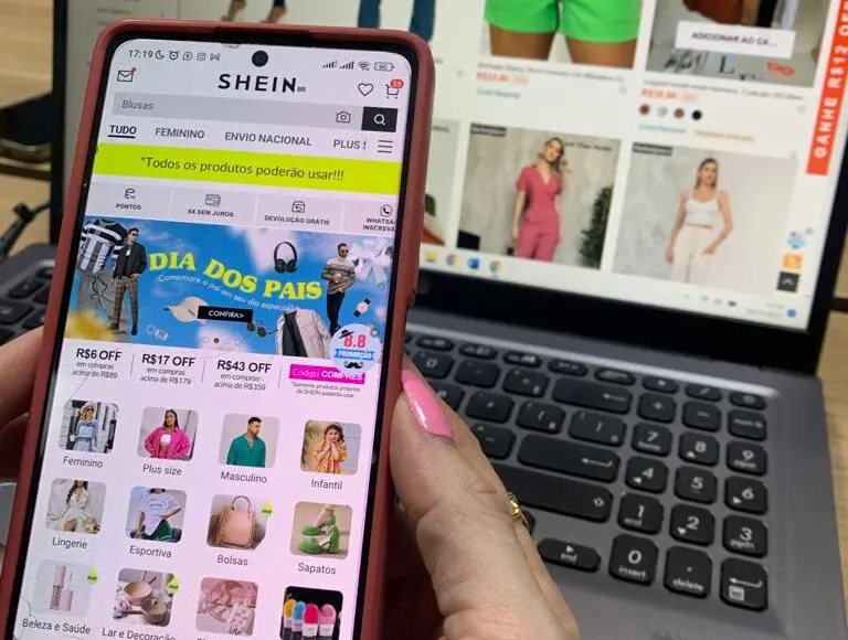 Importações da Shein e Shopee têm queda de 54,5% após taxação