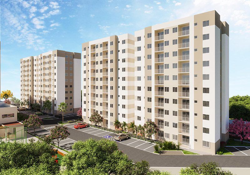 Imagem em 3d do empreendimento Solar Nova Aruana