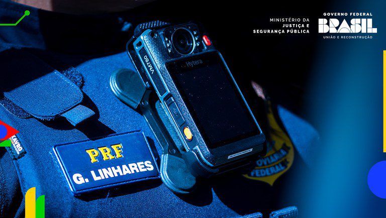 PRF Estabelece Cronograma de Implantação de Câmeras Corporais até Outubro de 2025