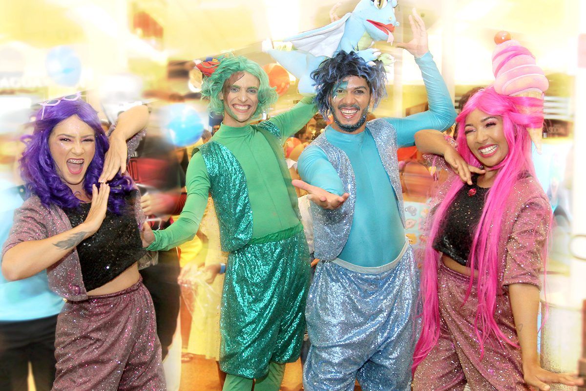 Imagem de personagens do musical infantil