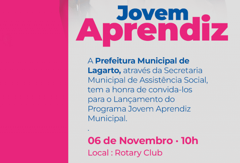 Prefeitura de Lagarto e CIEE anunciam parceria para o Programa Jovem Aprendiz Municipal