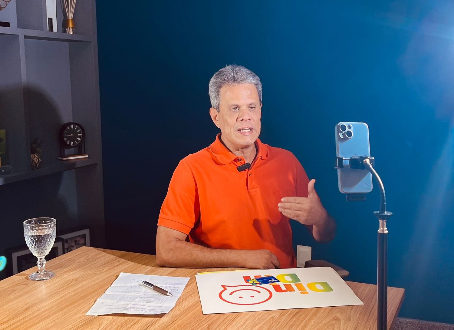 Juca anuncia lançamento do DIN DIN em Laranjeiras em live