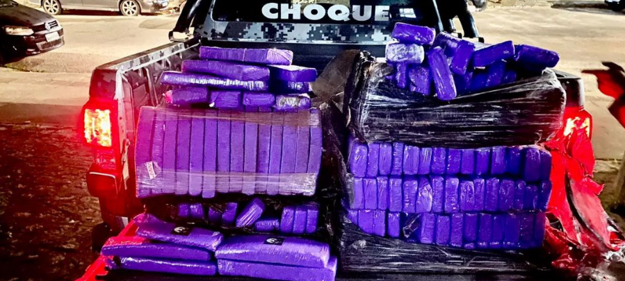 Cerca de 100 quilos de maconha são apreendidos em Nossa Senhora do Socorro