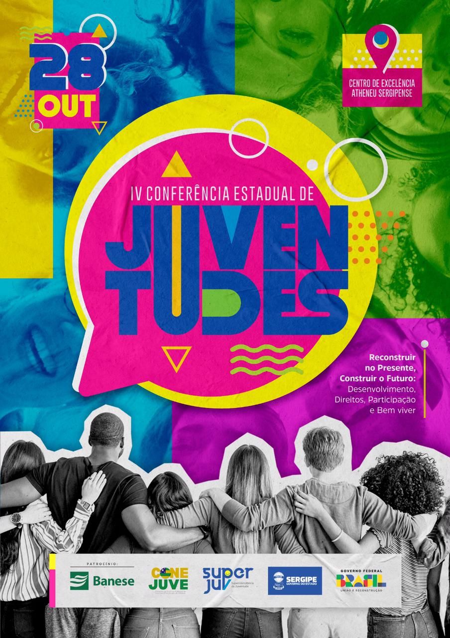 Conferência Estadual da Juventude em Sergipe acontecerá próximo sábado