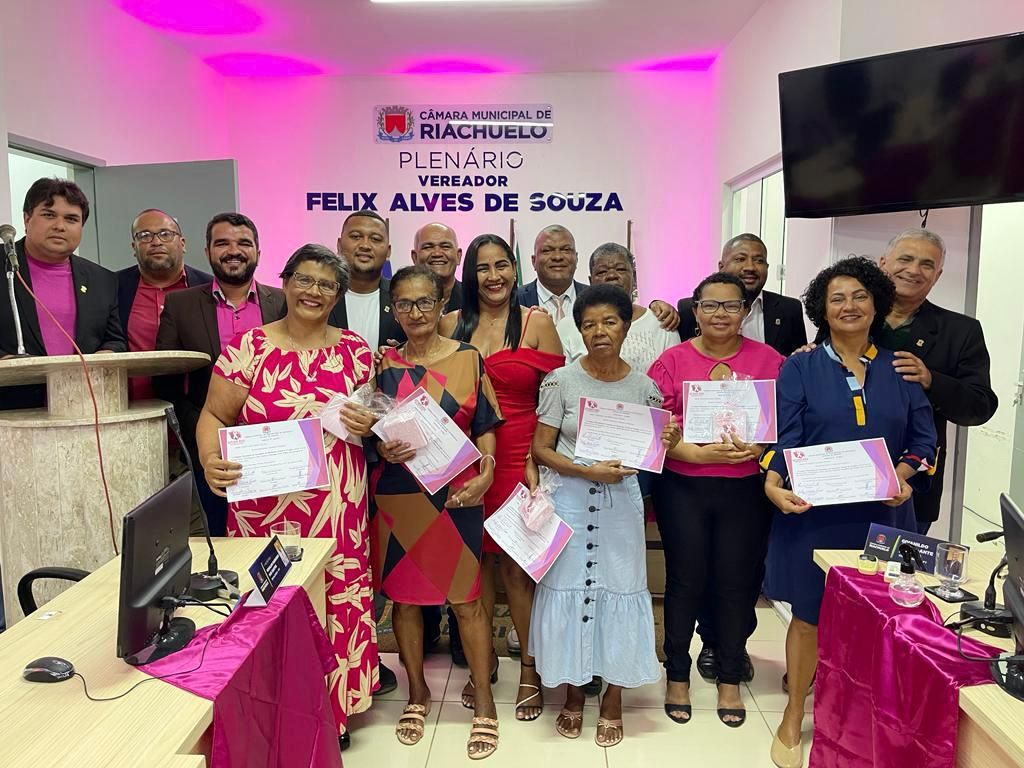 Sessão Solene em Riachuelo Celebra o Outubro Rosa e Enfatiza a Importância da Saúde Feminina