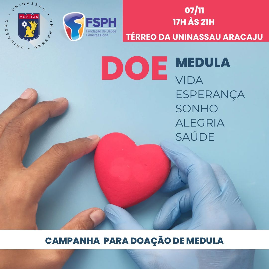 UNINASSAU e Hemose unem esforços para campanha de doação de medula óssea em Sergipe