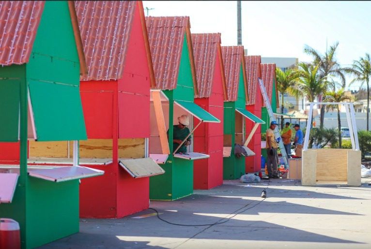 Fábio Mitidier participa hoje de vistoria à estrutura da Vila do Natal Iluminado