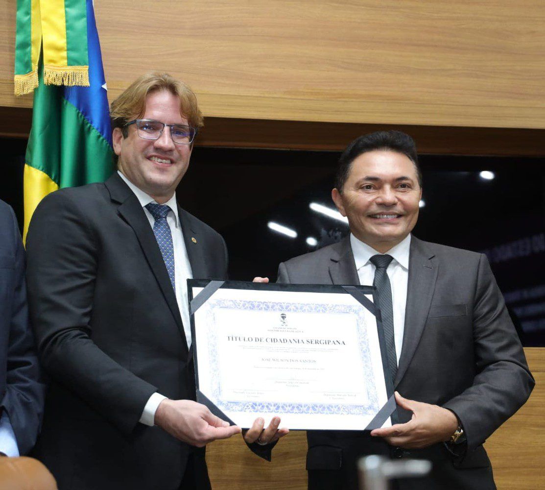 CEO do Grupo Vidam, Professor Wilson dos Santos, Recebe Título de Cidadão Sergipano