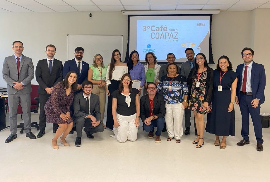 Promotores de Justiça Substitutos são acolhidos em última edição de 2023 do Café com a Coapaz