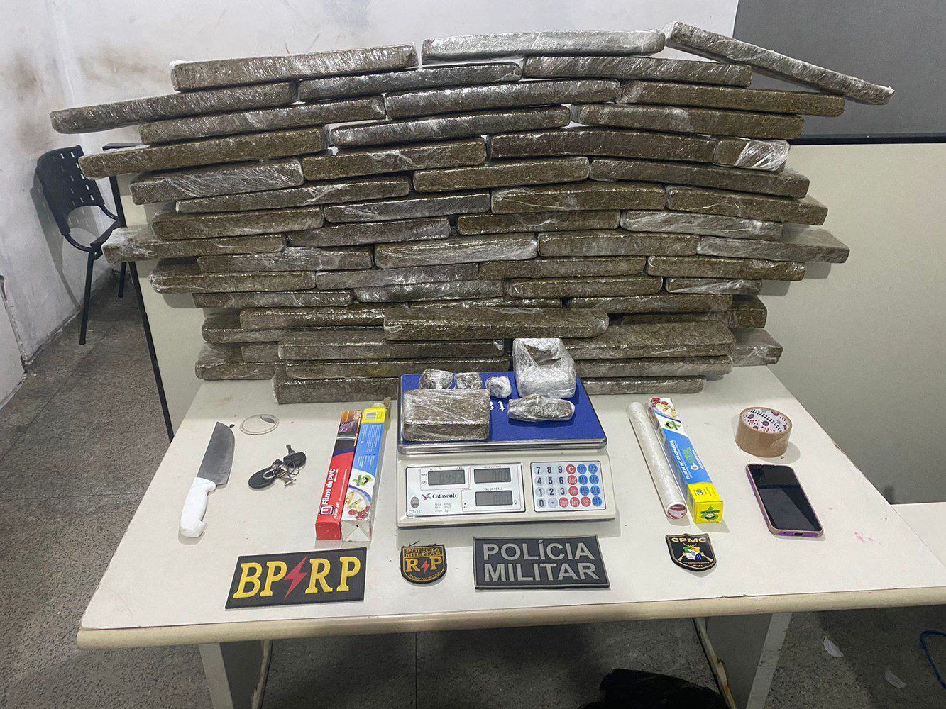 Polícia apreende cerca de 65 kg de maconha no Complexo Taiçoca, Nossa Senhora do Socorro