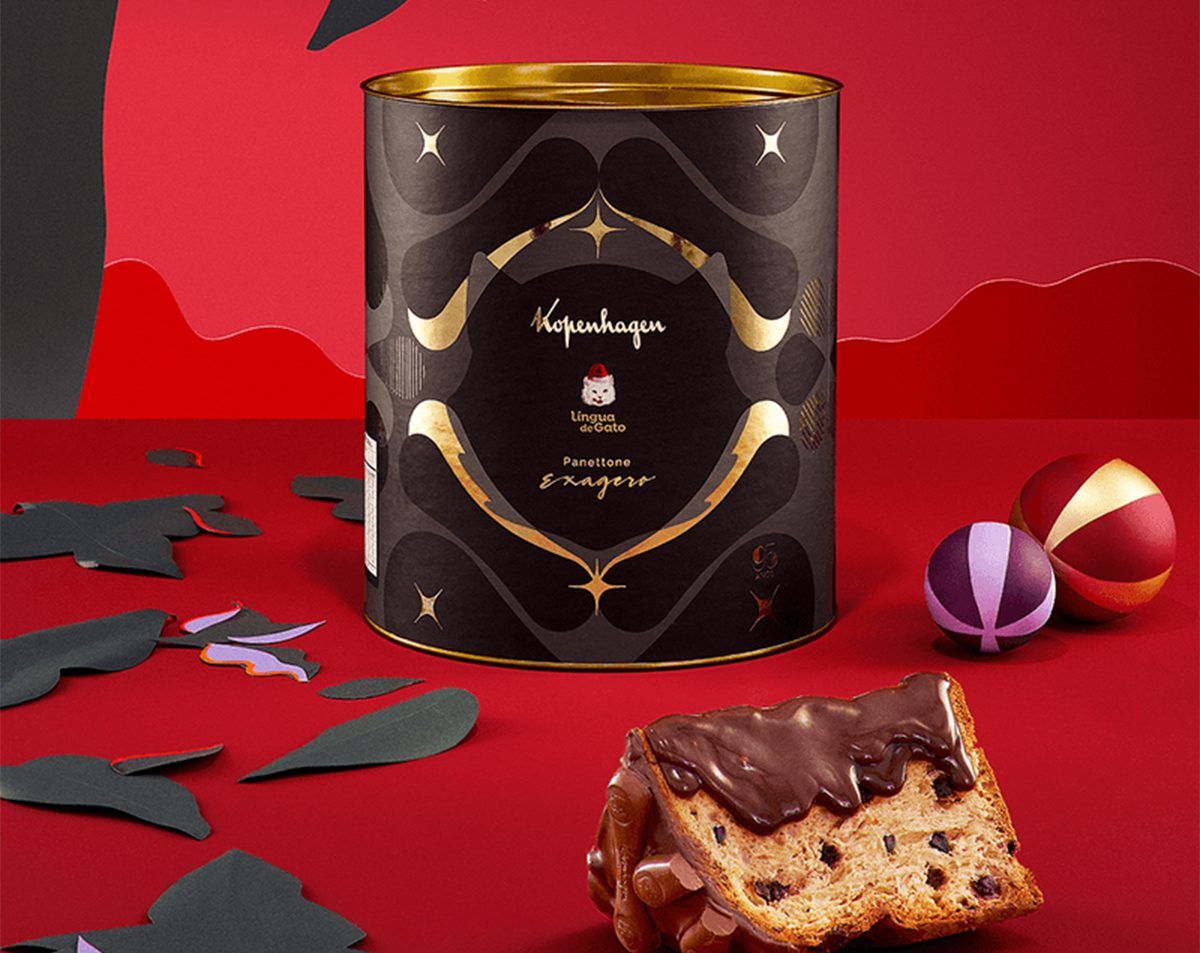 Foto de Panetone Exagero Lingua de Gato Kopenhagen