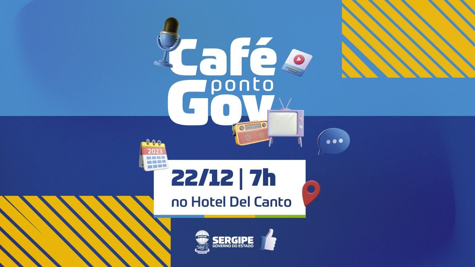 Café Ponto Gov: Governador Fábio Mitidieri apresenta balanço do primeiro ano de gestão em encontro com a imprensa sergipana