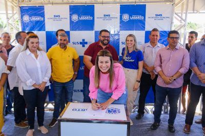 Lagarto marca história com início das obras da 1ª Policlínica do interior de Sergipe