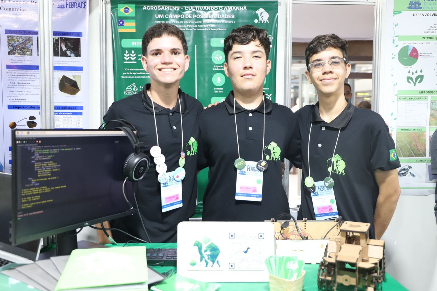 Inovação sustentável: Estudantes sergipanos brilham na Febrace 2024