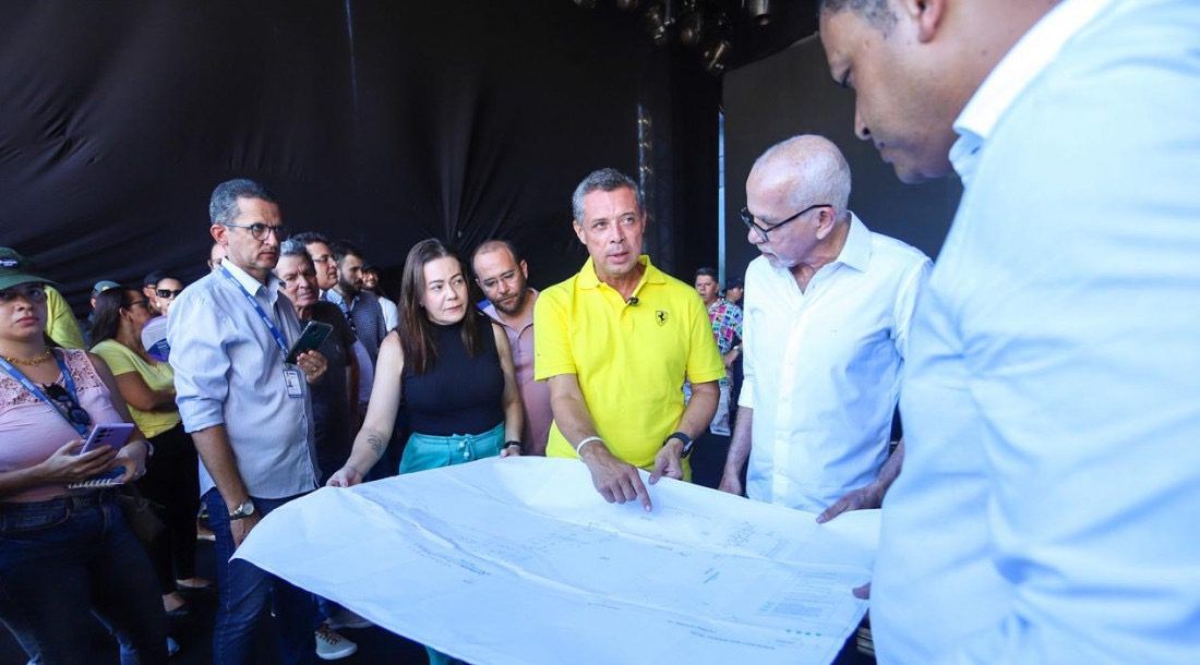 Governador e Prefeito realizam vistoria na estrutura do Projeto Verão 2024 em Aracaju