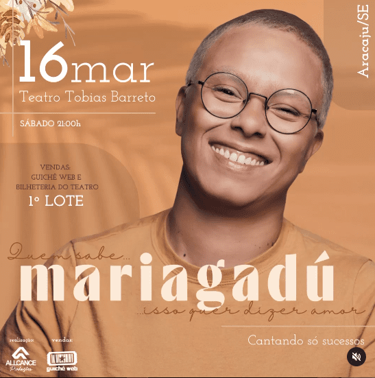 Maria Gadú traz sua magia musical para Aracaju em apresentação única no Teatro Tobias Barreto