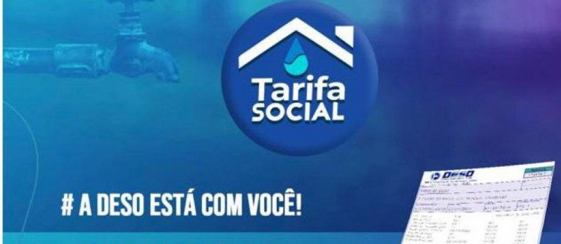 Descubra como solicitar a tarifa social da DESO em Sergipe