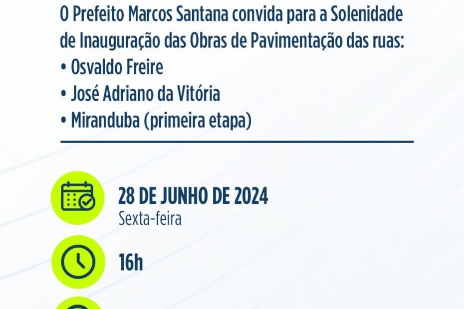 Prefeitura de São Cristóvão inaugura obras na zona rural