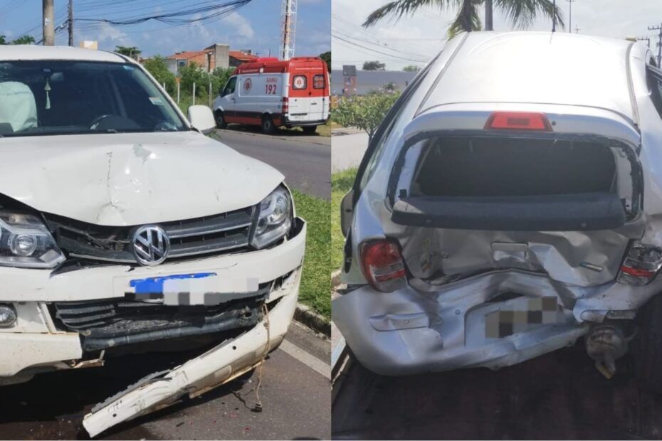 Colisão na SE-050 deixa dois feridos na zona sul de Aracaju