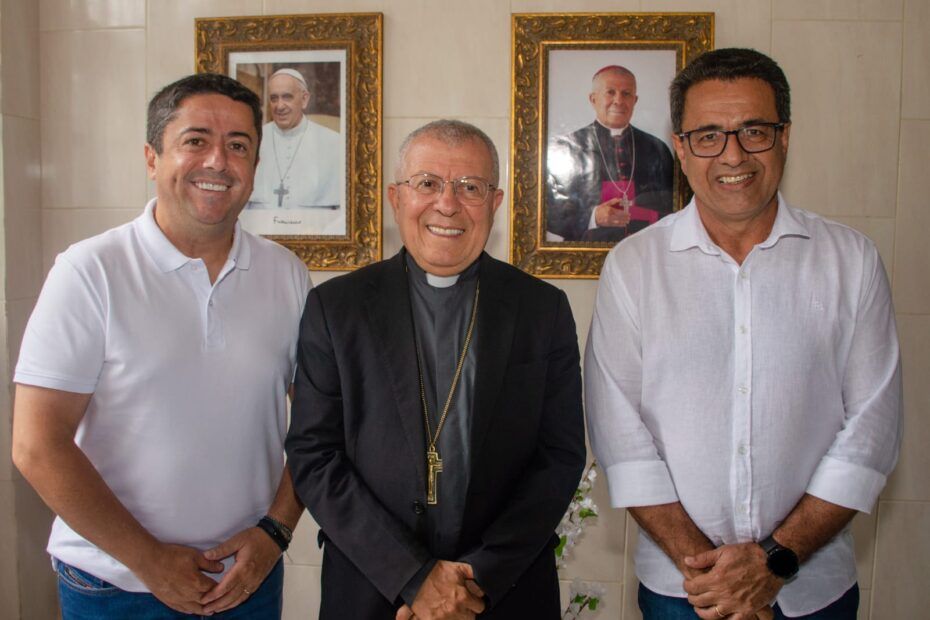 Luiz Roberto e Fabiano debatem turismo religioso com arcebispo e destacam obra do Caminho de Santa Dulce