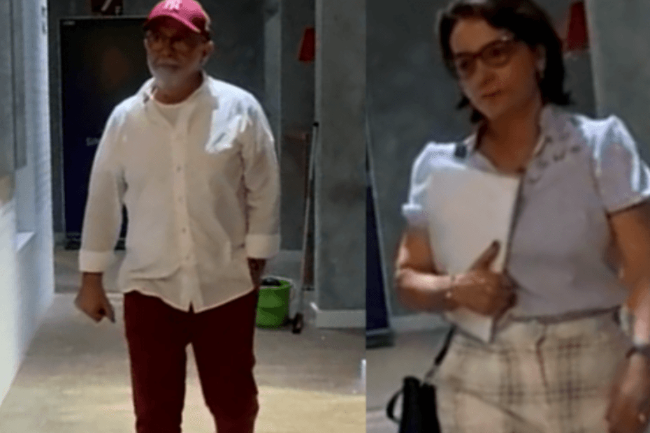 Flagrante de encontro secreto entre Emília Corrêa e mediador do debate da TV Atalaia agita eleições em Aracaju