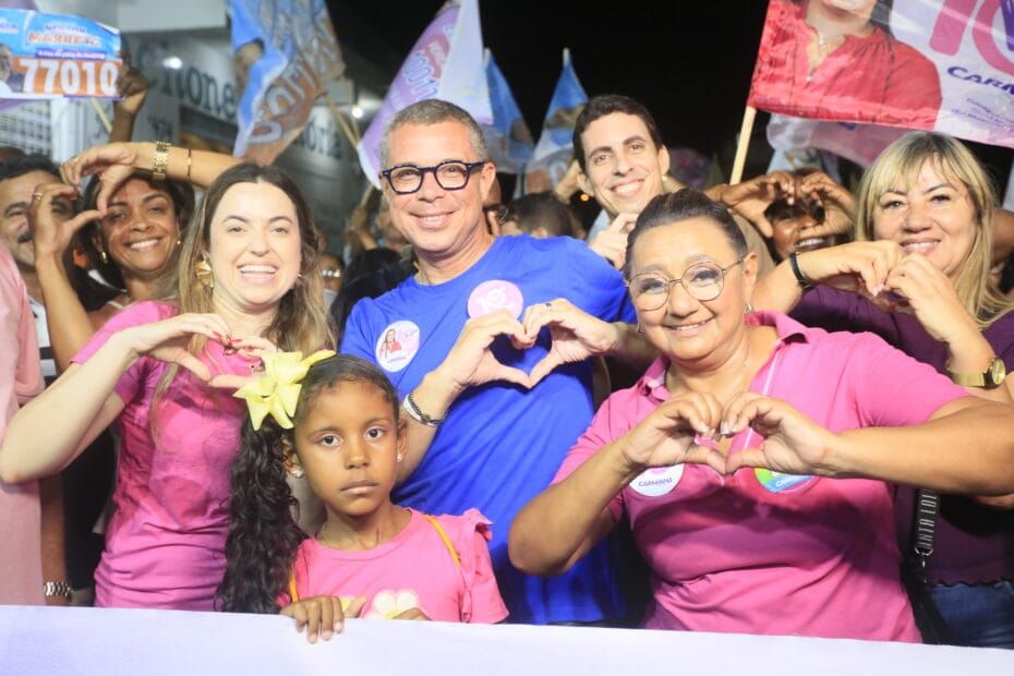 "Eu jamais seria ingrato com quem sempre me estendeu a mão", diz o governador Fábio Mitidieri em discurso de apoio à candidatura de Carminha