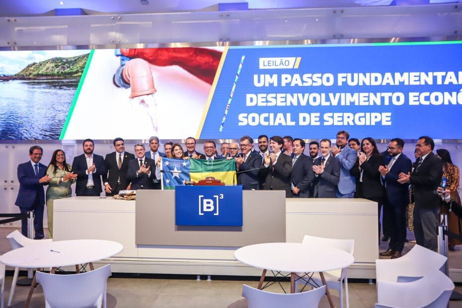 Empresa Iguá Saneamento vence leilão da concessão parcial dos serviços de abastecimento de água e esgotamento sanitário de Sergipe