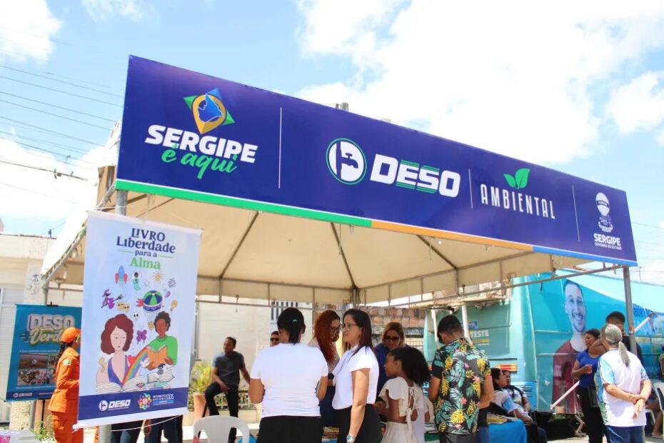 Projeto da Deso incentiva leitura à população de Pedrinhas -PUBLI 2 Projeto da Deso incentiva leitura à população de Pedrinhas na 3