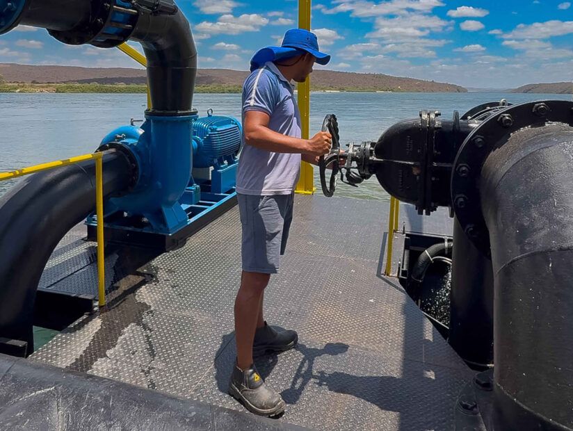 Novas bombas de captação de água trazem melhorias para municípios da bacia do rio São Francisco
