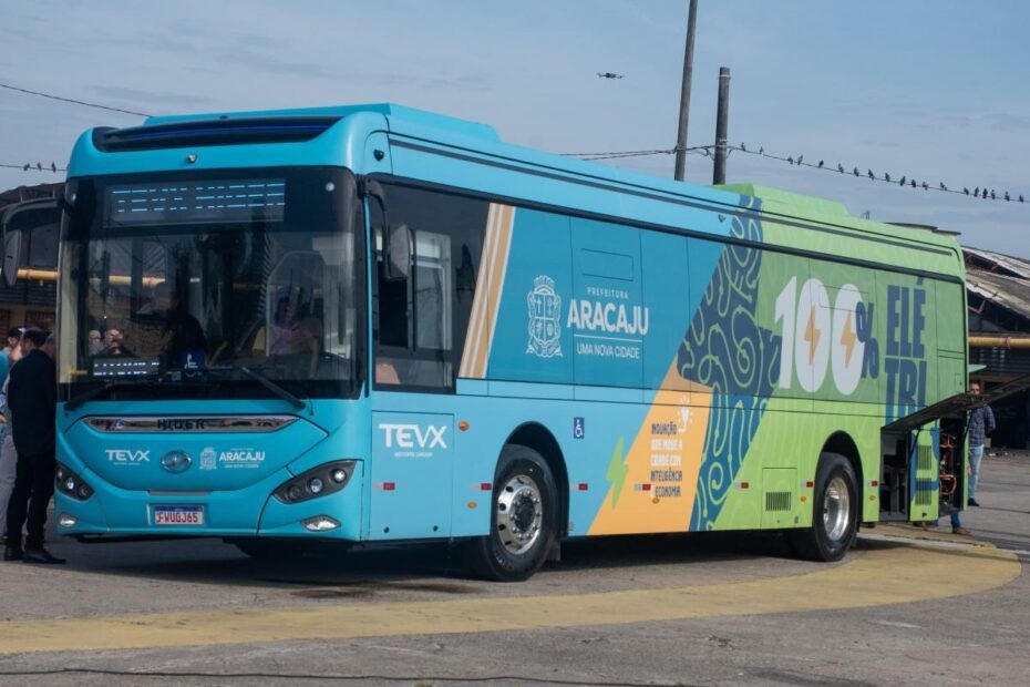 Aracaju testa ônibus elétrico