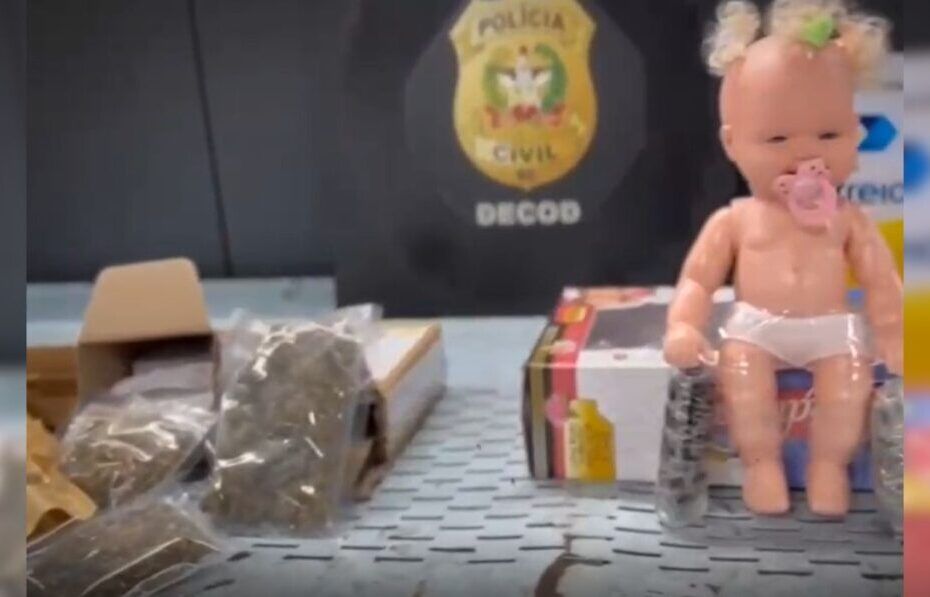bebê reborn com drogas
