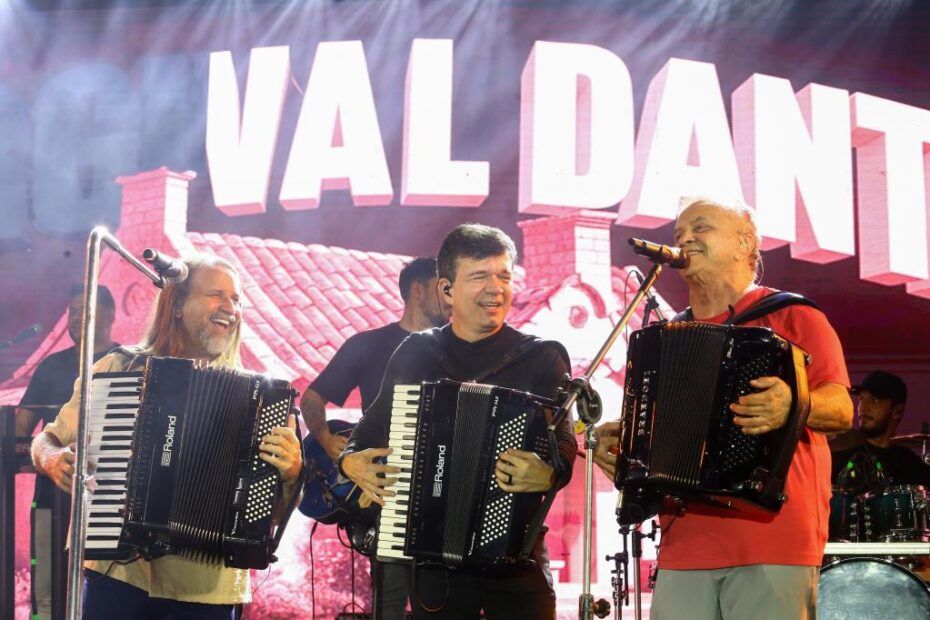 Forró Caju 2025: Encontro histórico de Dorgival Dantas, Waldonys e Flávio José emociona público em Aracaju