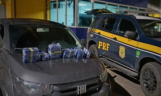 Polícia Rodoviária Federal prende casal com 12 kg de crack na BR-101 em São Cristóvão-SE