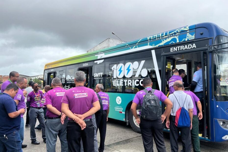 ônibus elétricos em Aracaju