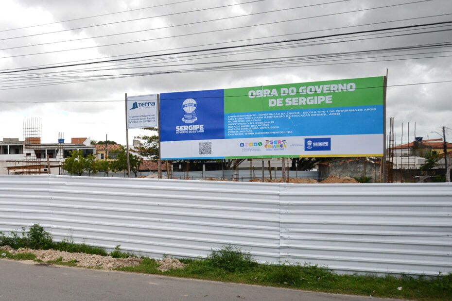 Sergipe expande educação infantil com nova creche-escola em Capela