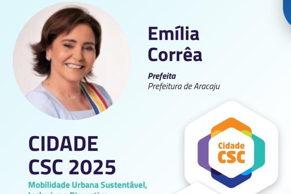 Prefeita de Aracaju participa do Congresso Smart Cities 2025 em São Paulo