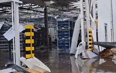 Fábrica da Toyota em Porto Feliz sofre estragos graves com ventos fortes