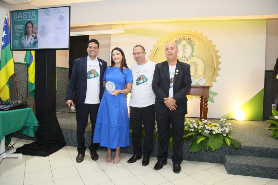 Yandra Moura é homenageada com o prêmio "Amigo do Médico" e reforça defesa da valorização da categoria