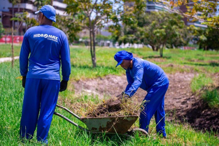 mutirão de limpeza Parque da Sementeira Aracaju