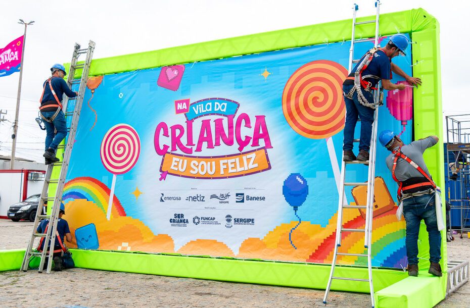Vila da Criança será inaugurada em Aracaju com atrações lúdicas e acessibilidade completa