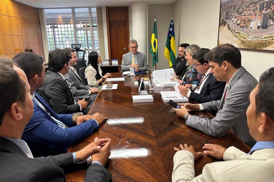 Prefeita Gabi de Lica lidera comitiva em Brasília para buscar novos recursos para Itabi