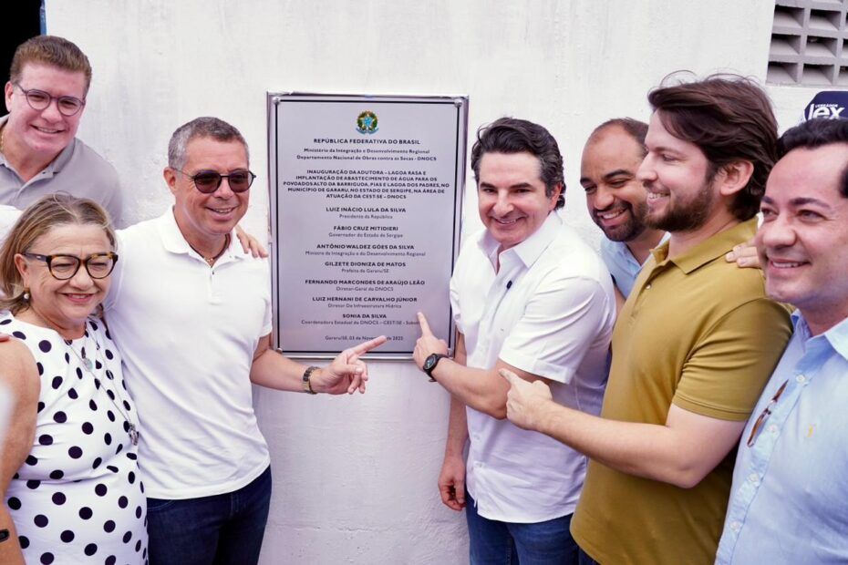 Parceria entre Gustinho Ribeiro e Fábio Mitidieri leva investimentos históricos e água potável ao Sertão de Sergipe