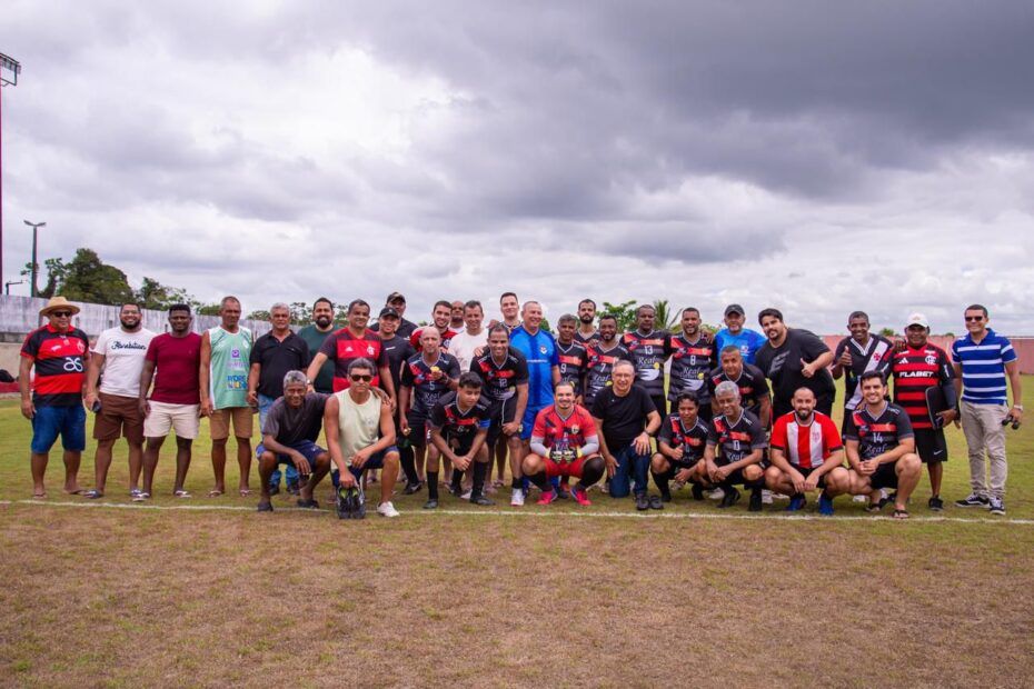 Eduardo Amorim participa de atividade esportiva em Pedrinhas no último domingo